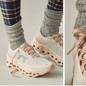 On Running Women's Beige and Blush Sneakers New with Box